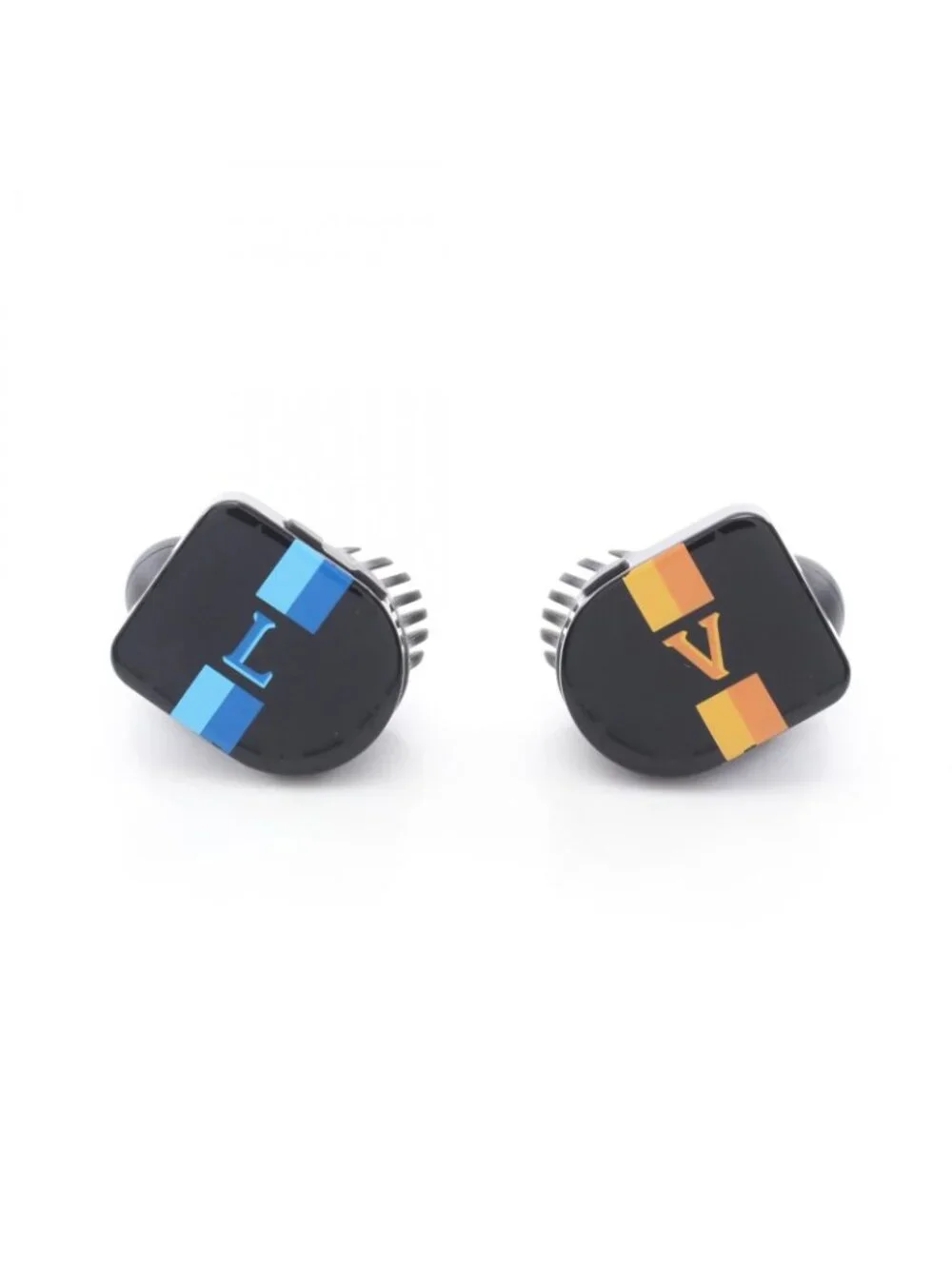 Louis Vuitton Horizon Stripe Eclipse Wireless Earphones Rubber Shoulder - Picture 2 of 6
